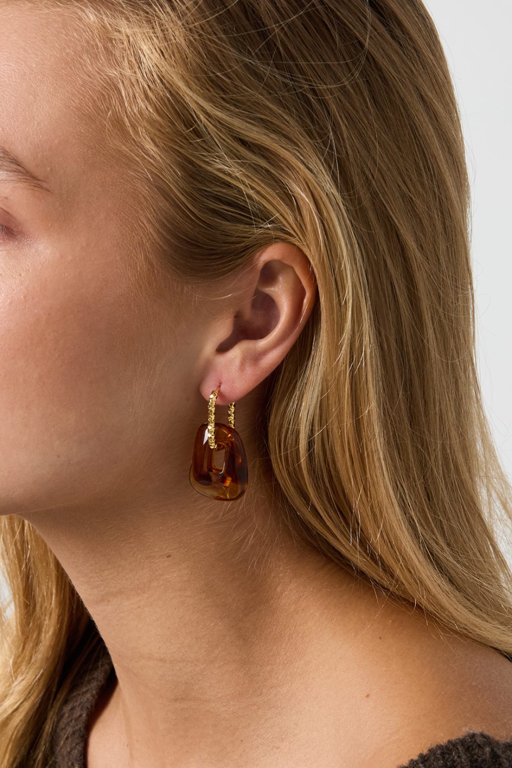 Boucles D'Oreilles Pendantes En Acrylique, Forme Géométrique, Collection Simple Pour Le Quotidien, Bijoux Pour Femmes Image2