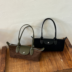 Sacs À Bandoulière Carrés En Daim Uni Style Décontracté Pour Femmes h5 Image2