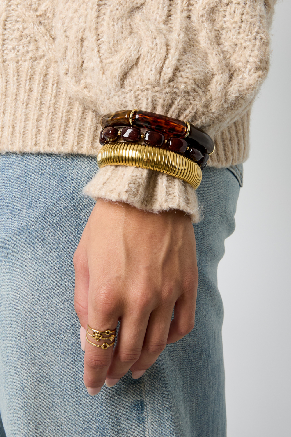 Bracelets En Perles Acryliques, Bijoux Simples Pour Femmes, Collection Daily Simple Image2