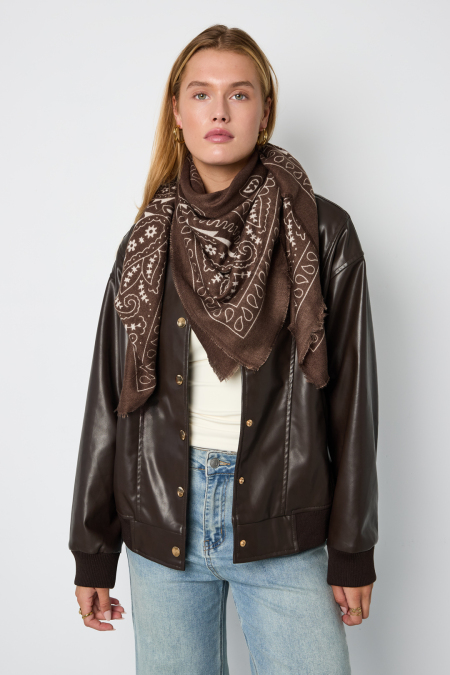 Écharpes D'Hiver À Motif Cachemire, En Polyester Classique, Accessoires Du Quotidien