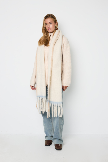 Écharpes D'Hiver Unies En Polyester Simple, Accessoires Du Quotidien