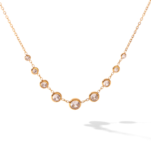 Colliers À Maillons Pour Femmes, En Acier Inoxydable Imperméable, Couleur Or, Avec Zircon, Collection De Luxe h5 