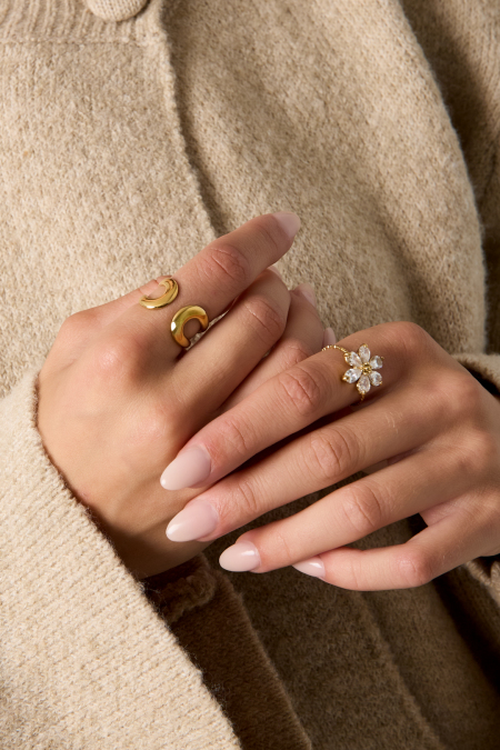 Bagues Minimalistes En Acier Inoxydable, Collection Simple Daily Simple, Bijoux Pour Femmes 2
