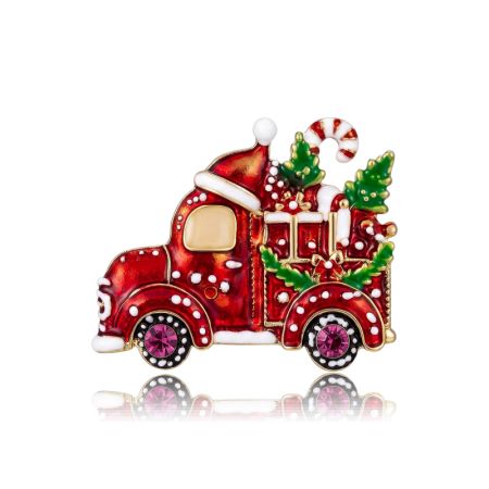 Broches De Noël En Métal De La Série Luxueuse
