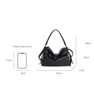 Sacs À Bandoulière Femme En Pu Uni Style Bureau h5 Image6