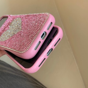 Coques De Téléphone Magnifiques En Strass En Forme De Cœur Et De Couleurs Assorties h5 Image7