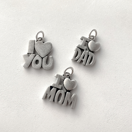 Pendentifs Pour Femmes En Acier Inoxydable Étanches, En Forme De Cœur Et De Lettre, Collection Simple Series Diy