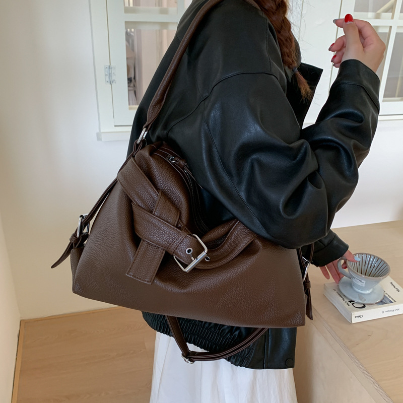 Sacs À Bandoulière Femme En Pu Uni Style Bureau Image5