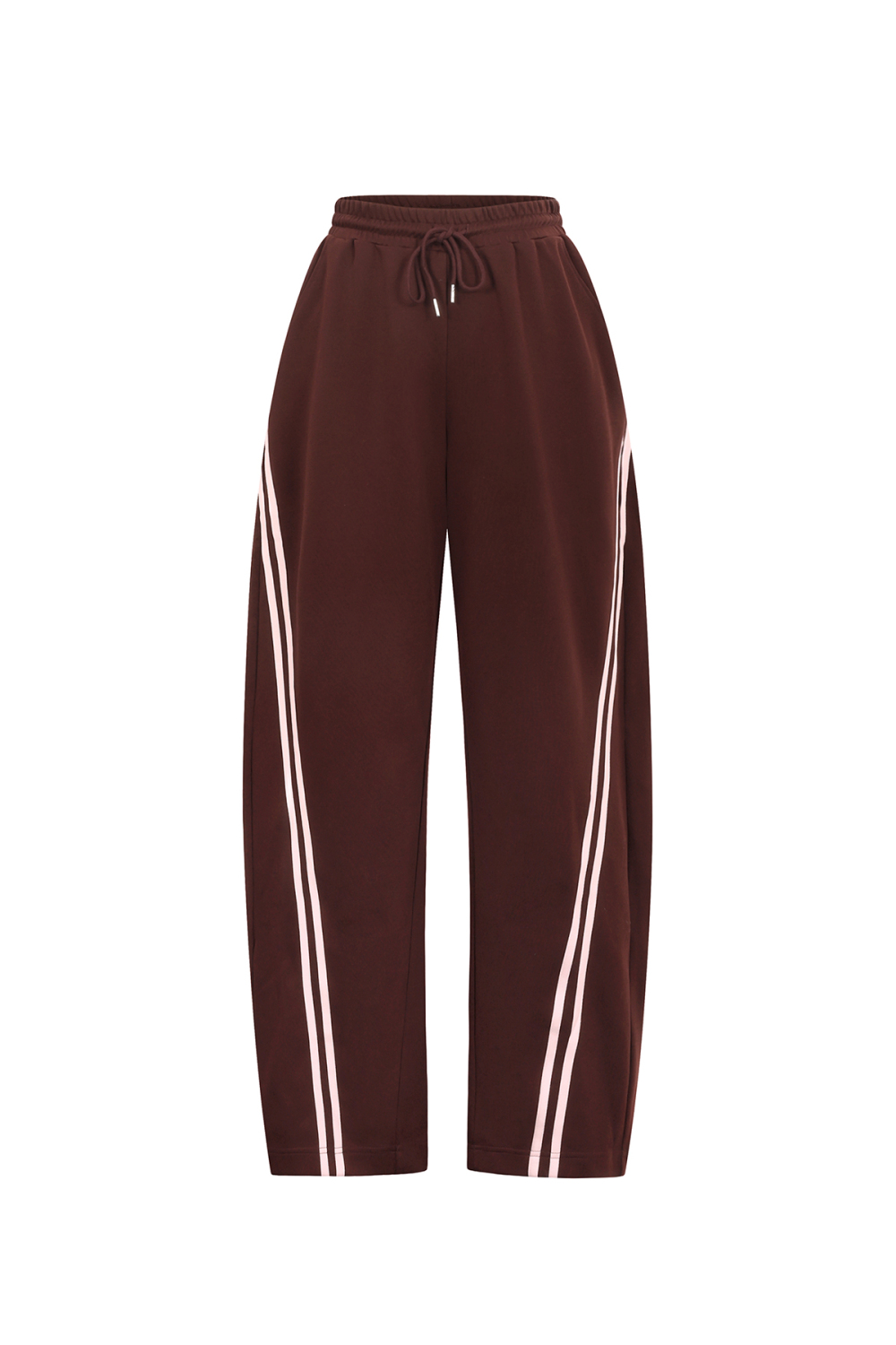 Pantalon Droit À Rayures Décontractées, Sans Rayures, En Fibre De Polyester (Polyester). Image5