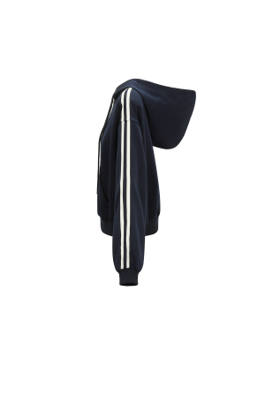 Rayures Décontractées, Coupe Ample, En Fibre De Polyester (Polyester), Vestes Et Manteaux h5 Image3