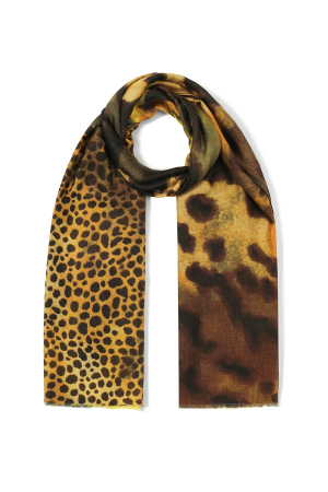 Écharpes D'Été À Imprimé Léopard, Simples, En Polyester, Accessoires Du Quotidien h5 Image2