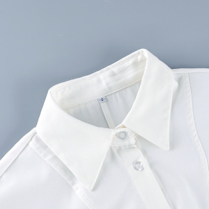 Robes Élégantes Unies À Boutons Et Volants, Coupe Ajustée Et Manches Longues h5 Image6