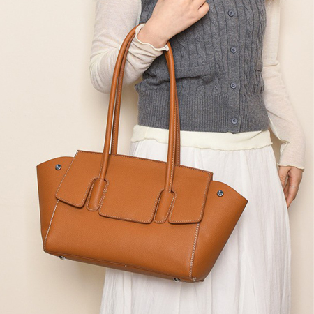 Sac Fourre-Tout Femme En Pu Uni Style Bureau 2