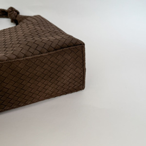 Sacs À Bandoulière Minimalistes En Pu Tissé Uni h5 Image5