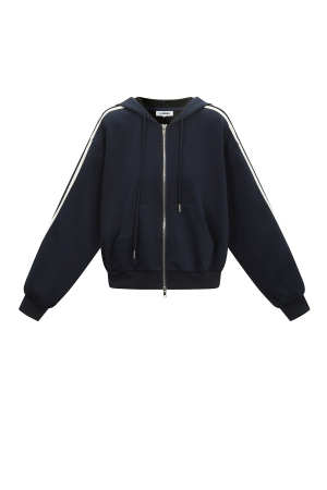 Rayures Décontractées, Coupe Ample, En Fibre De Polyester (Polyester), Vestes Et Manteaux h5 