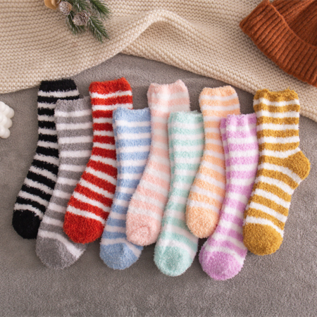 Chaussettes Mi-Mollet À Rayures Basiques Slight Bounce 2