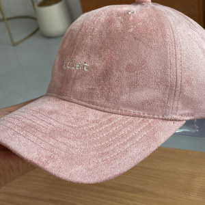 Casquette De Baseball Décontractée En Daim Uni Couleur Lettre De La Série Simple h5 Image6