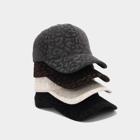 Casquette De Baseball Rétro Imprimé Léopard En Polyester De La Série Simple 2