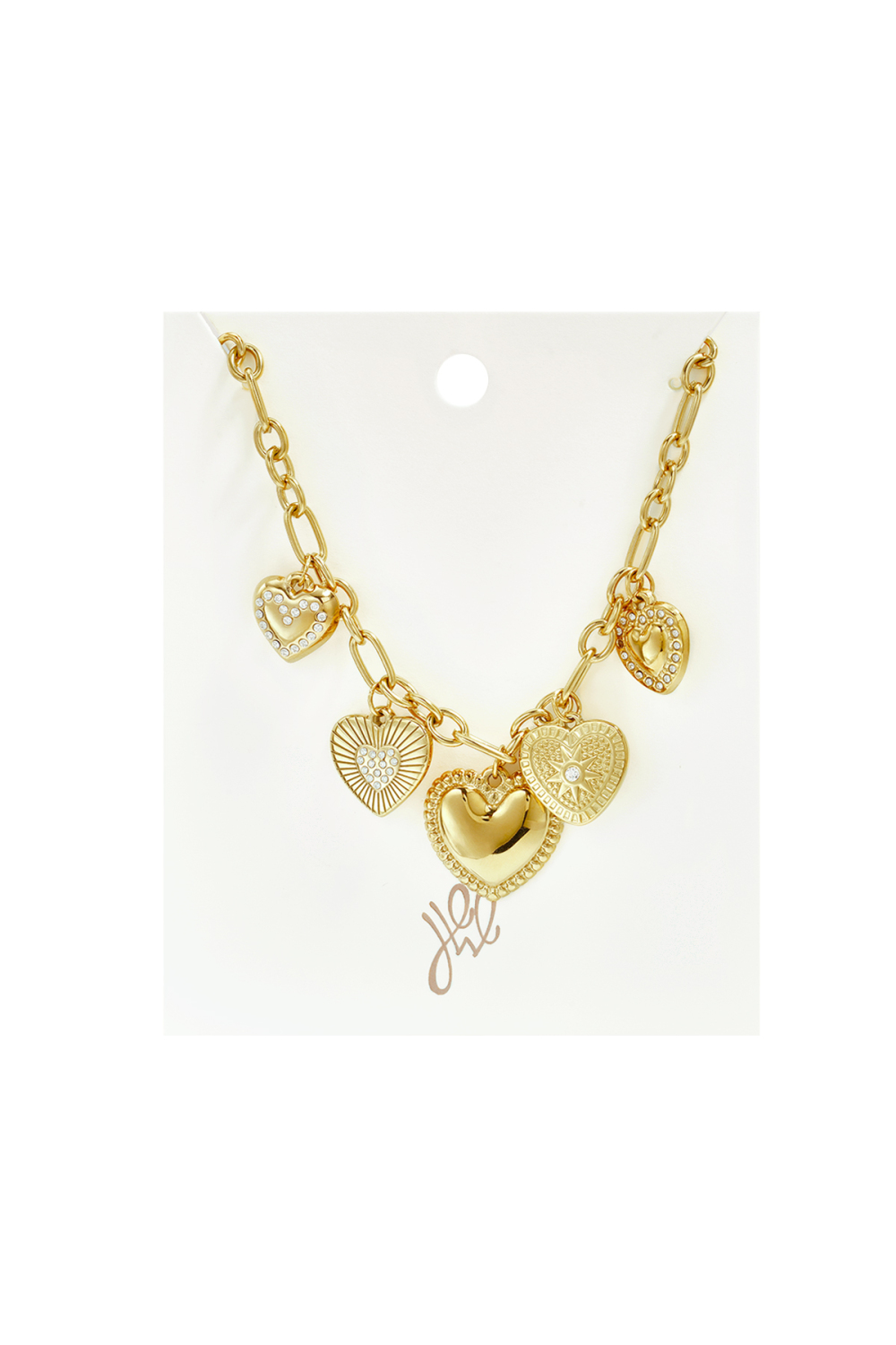 Colliers Pendentifs En Acier Inoxydable En Forme De Cœur, Collection Daily Simple, Bijoux Pour Femmes h5Image3