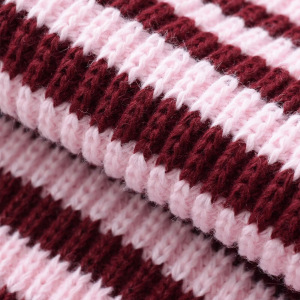 Gilet En Maille Rayée Décontracté Avec Double Fermeture Éclair Au Design Unique h5 Image3