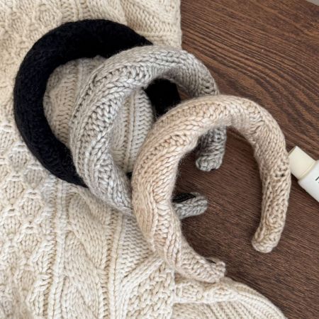 Bandeaux À Cheveux Simples Pour Tous Les Jours, Couleur Unie, En Polyester Tissé