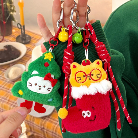 Adorables Breloques En Peluche De Noël 2