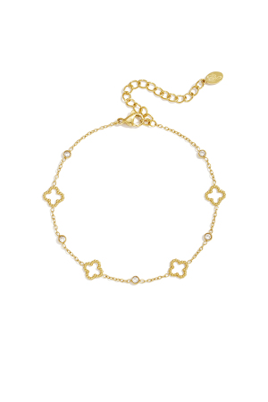 Bracelets À Breloques En Acier Inoxydable Trèfle Collection Simple Daily Simple Bijoux Pour Femmes h5 