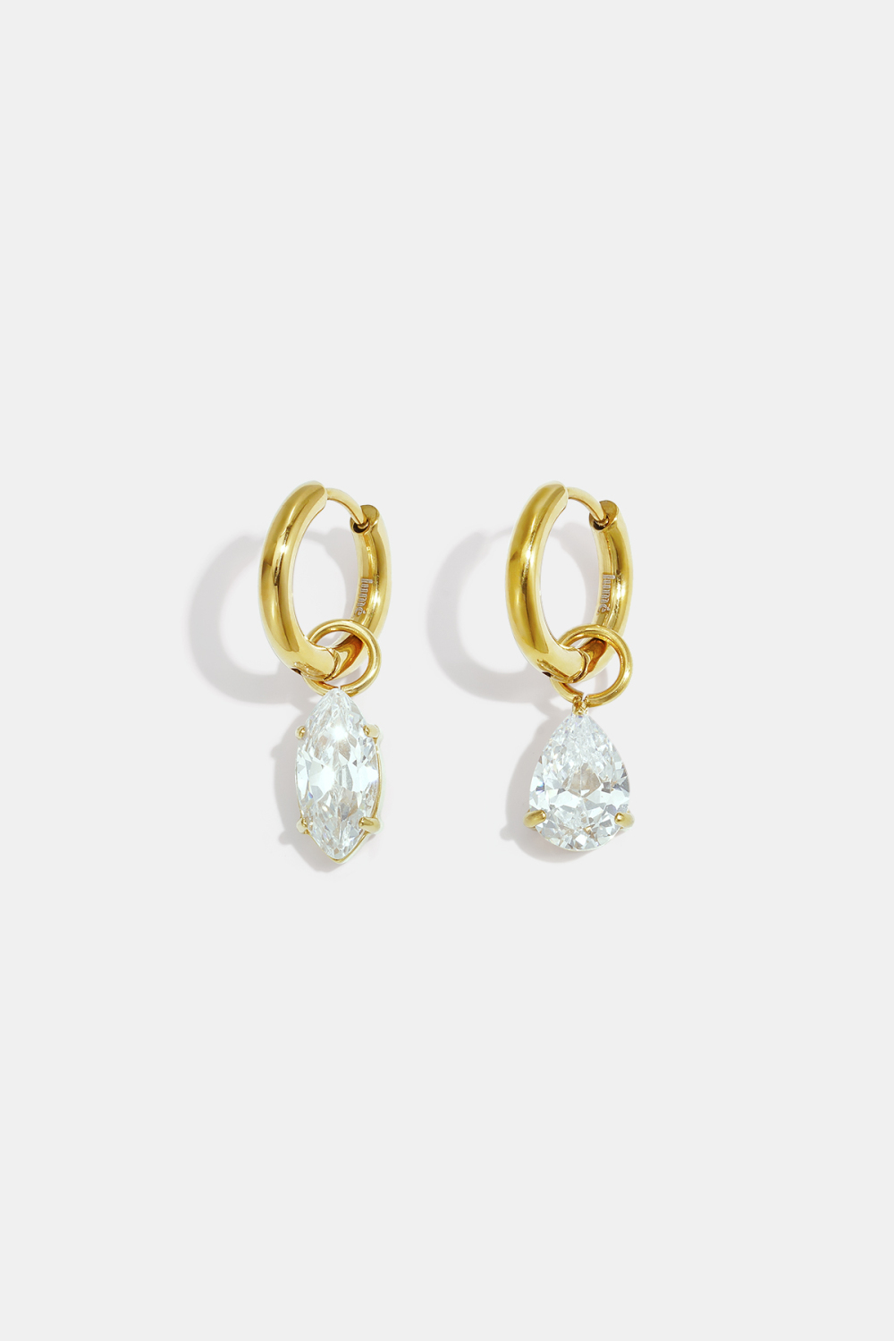 Boucles D'Oreilles Pendantes En Acier Inoxydable, Forme Elliptique, Collection Simple Daily Simple, Bijoux Pour Femmes 
