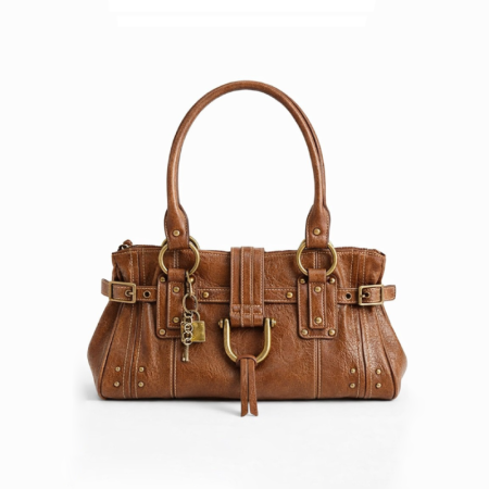 Sacs À Main Carrés Pour Femmes, Style Streetwear, En Pu De Qualité Supérieure, Avec Rivets Et Détails Métalliques Cloutés.