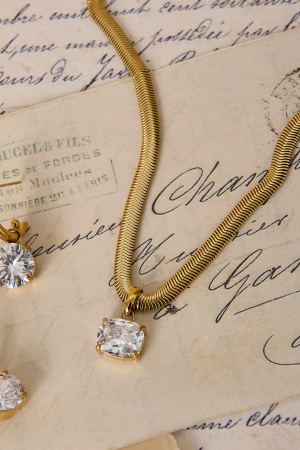 Colliers Pendentifs En Acier Inoxydable, Collection Cercle Simple Daily Simple, Bijoux Pour Femmes h5 Image2
