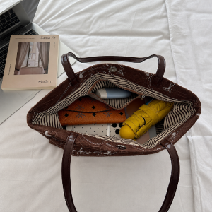 Sacs À Bandoulière Carrés Pour Femmes En Daim À Motif Cachemire Uni, Style Bohème Et Brodés De Fleurs h5 Image5