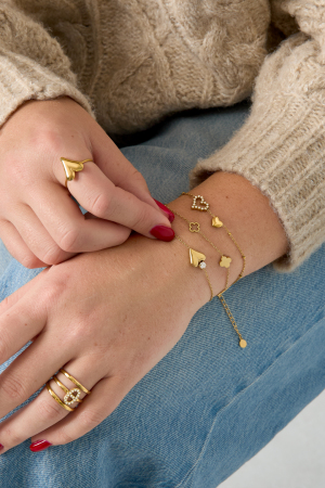 Bracelets À Breloques En Acier Inoxydable En Forme De Cœur, Collection Daily Simple, Bijoux Pour Femmes h5 Image2