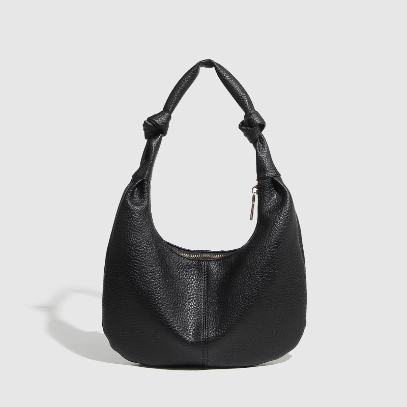 Sacs Bandoulière Femme Style Décontracté Avec Rivets En Métal Et Clous, Couleur Unie, En Pu. Image3