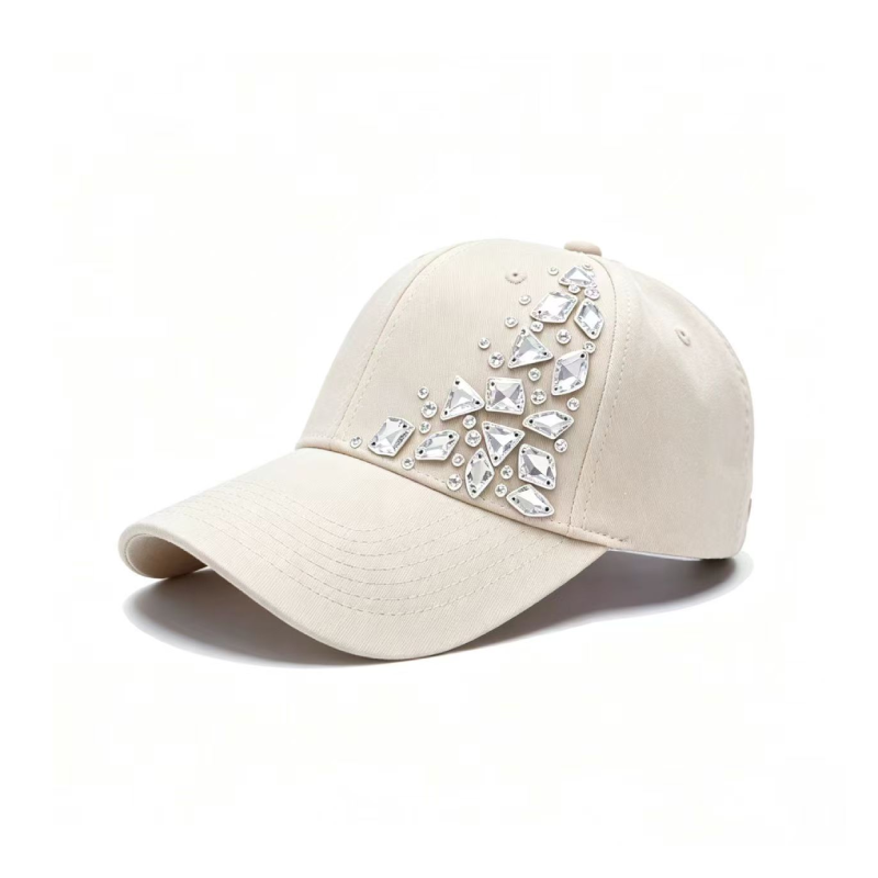 Casquette De Baseball En Coton Uni Couleur Unie De La Série Luxurious Image2