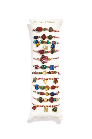 Présentoir À Bracelets Acryliques, Collection Fleur Simple Et Romantique Pour Le Quotidien, Bijoux Pour Femmes h5 