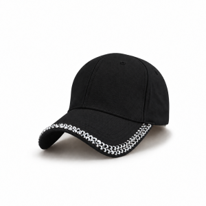 Casquette De Baseball En Coton Uni Couleur Simple De La Série Luxueuse h5 