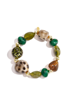 Bracelets En Perles Acryliques De Forme Irrégulière, Collection Simple Daily Simple, Bijoux Pour Femmes h5 