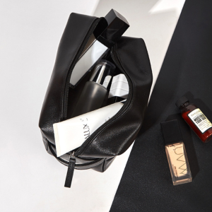 Trousses De Maquillage Quotidiennes En Pu De Couleur Unie De La Gamme Simple Series h5 Image2