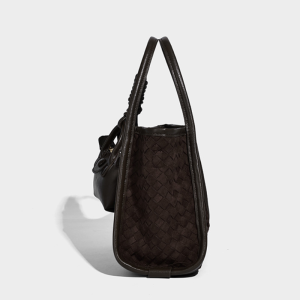 Sacs À Main Carrés Pour Femmes En Daim Tissé Uni, Style Décontracté h5 Image6