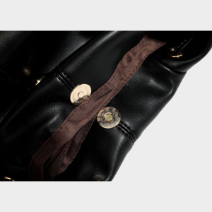 Sacs À Main Ronds Pour Femmes, Style Décontracté, En Pu Uni, Avec Quincaillerie En Métal h5 Image14