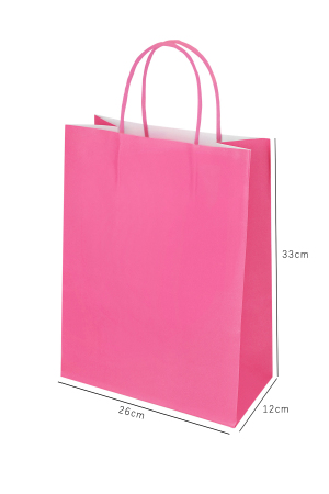 Sachets Unis 50 Pièces Grand - Papier Fuchsia h5