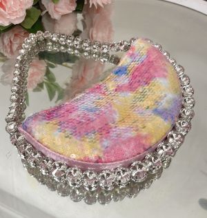 Sacs À Main Ronds Pour Femmes, Style Soirée, À Sequins, Couleur Unie Dégradée, Imitation Soie h5 Image6