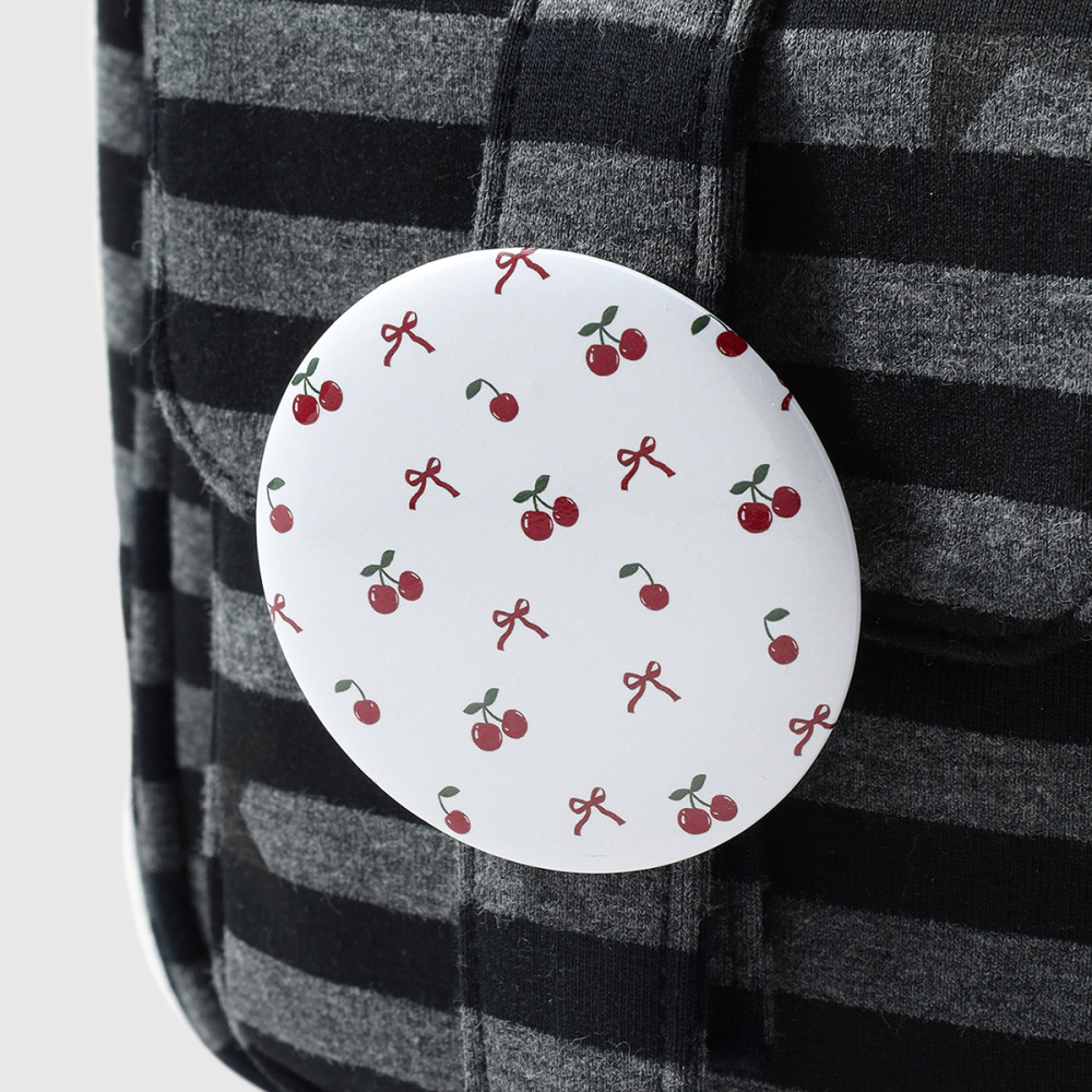 Broches En Fer À Nœud Papillon Quotidien Simple, Motif Cerise, Série Dessin Animé Image5