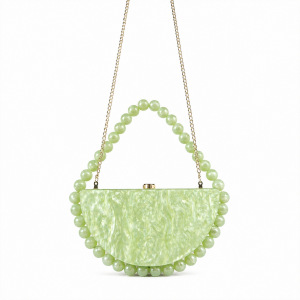 Sacs À Main Pour Femmes En Acrylique, Style Soirée, Couleur Unie, Perles, Dégradé De Couleurs. h5 Image4