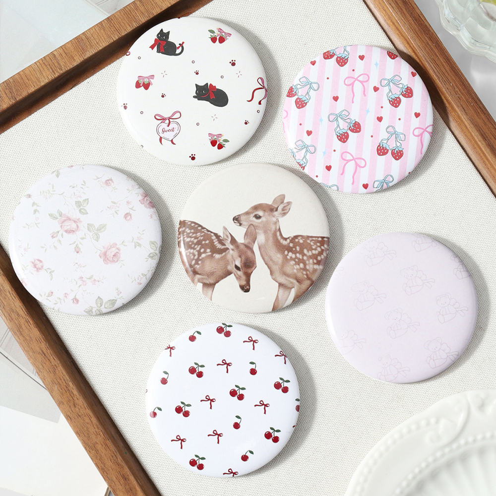 Broches En Fer À Nœud Papillon Quotidien Simple, Motif Cerise, Série Dessin Animé Image4