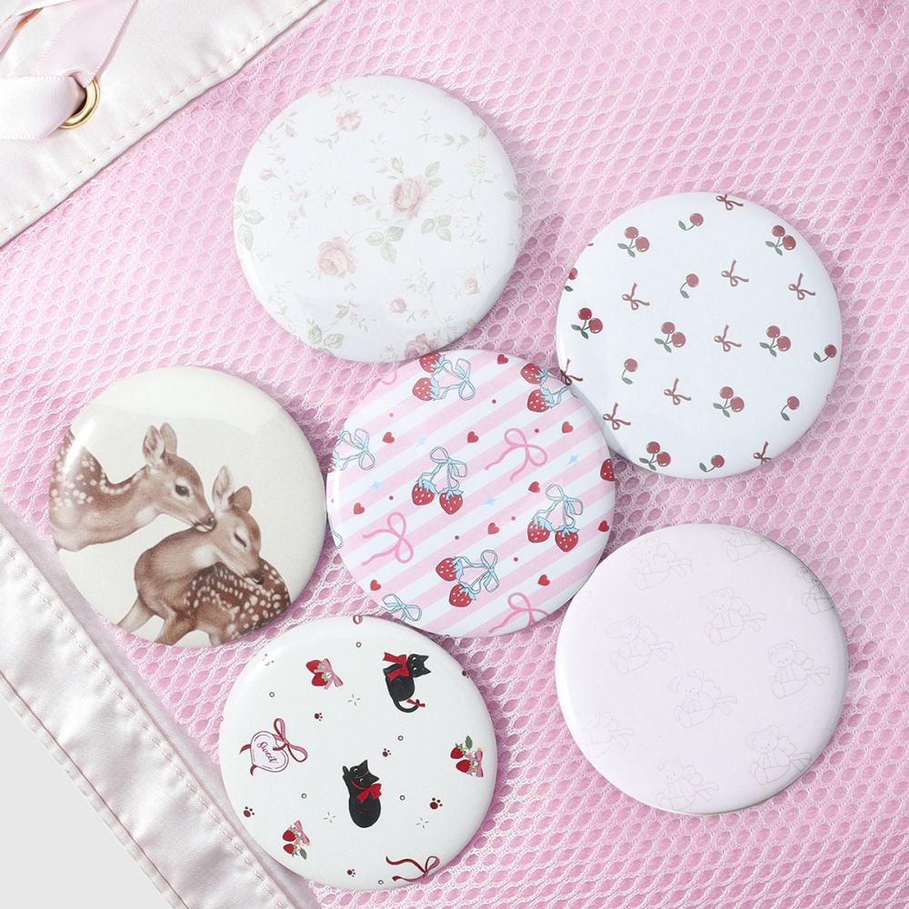 Broches En Fer À Nœud Papillon Quotidien Simple, Motif Cerise, Série Dessin Animé Image3