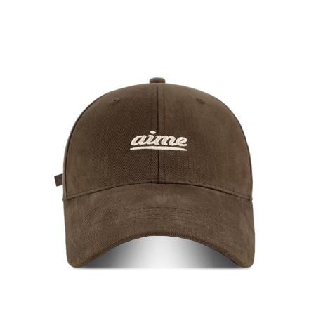 Casquette De Baseball Décontractée En Coton Uni Couleur Lettre De La Série Simple