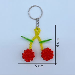 Porte-Clés Simple Series Daily Beads En Alliage De Cerise Aux Couleurs Assorties h5 Image8