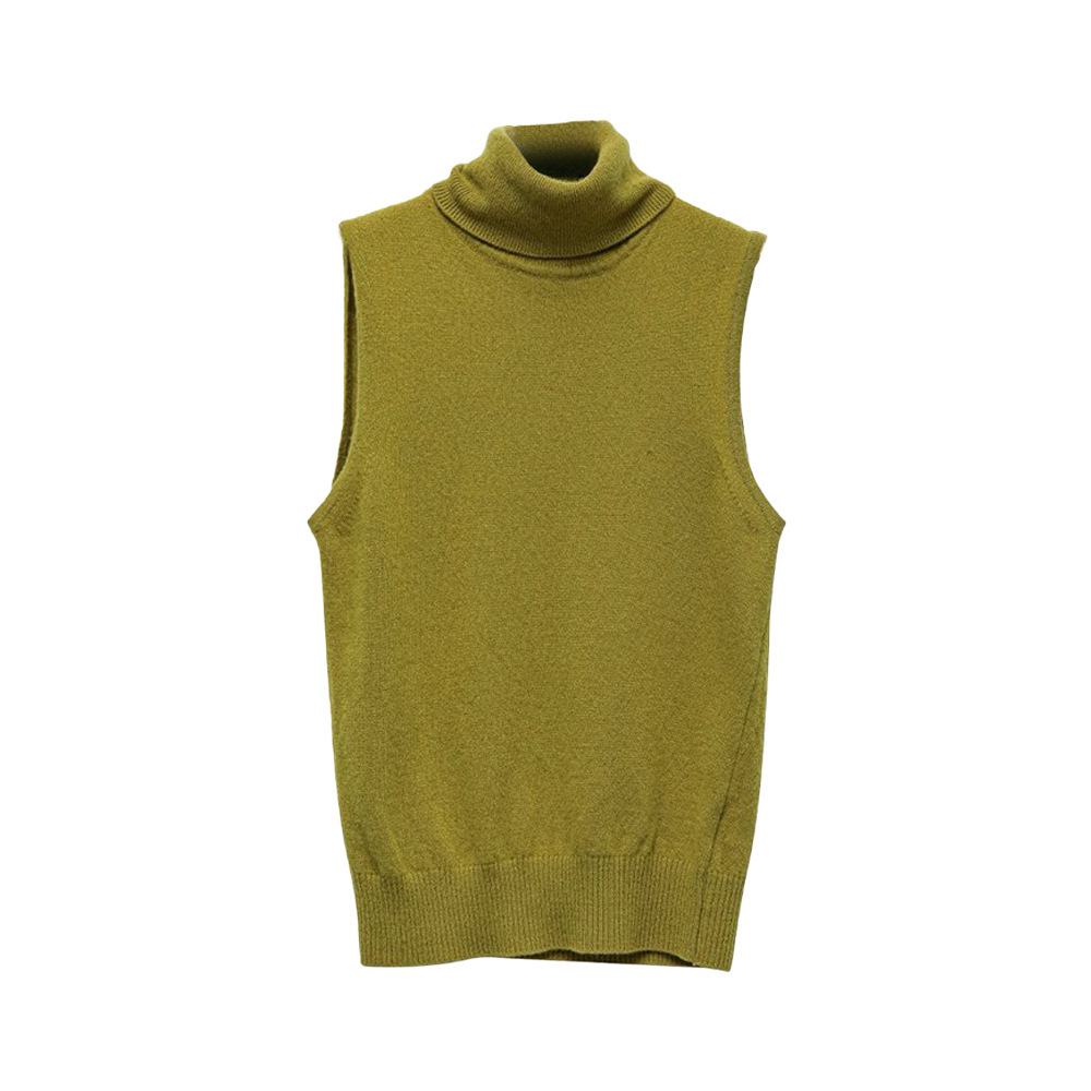 Gilet Droit Décontracté En Maille Unie Image5