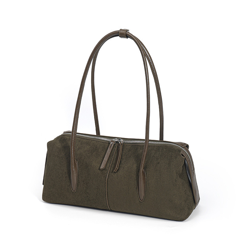 Sacs À Bandoulière Carrés Pour Femmes, Style Patchwork Décontracté, Couleur Unie, En Toile Patchwork. Image2